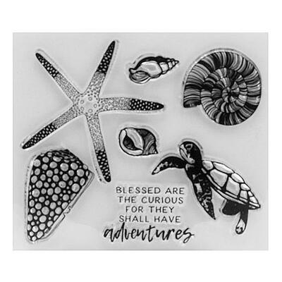

Silicone Clear Stamps Beach Shell DIY ScrapbookingPhoto Album Craft Decor