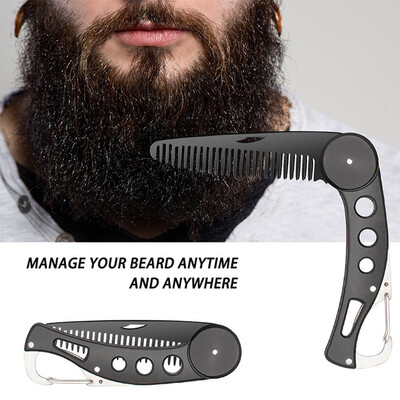 

〖Follure〗Folding Beard Comb Hair Straightener Hairdressing Salon Straightening Brush