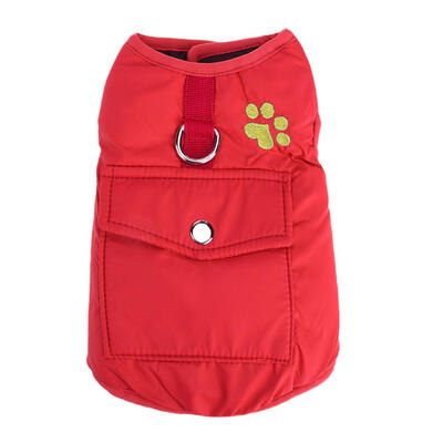 

Winter Warm Cotton Pocket Pet Dog Coat Jackets for Small Medium Large Dogs