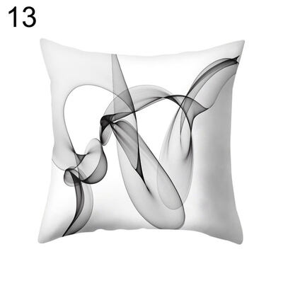 

Tulle Voile Shade Throw Pillow Case Cushion Cover Sofa Bed Car Cafe Office Decor