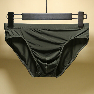 

Men Sexy Low-rise Boxer Triangle Briefs Breathable Seamless Underwear Underpants