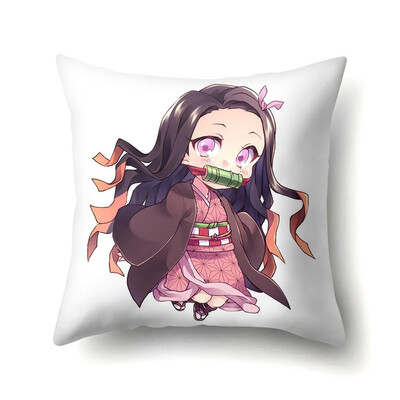 

Japanese Anime Demon Slayer Throw Pillowcase Decorative Pillow Case Cushion Cover with Double-Sided Pattern