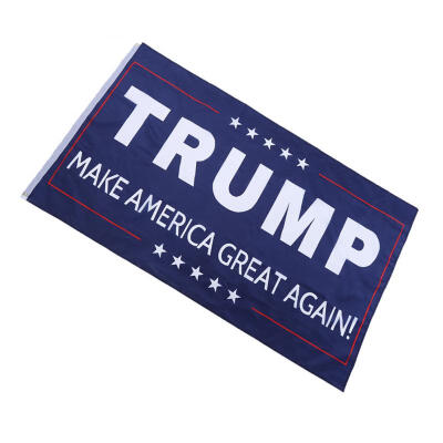 

Greensen Double Sided Blue Flag Donald Trump for American Compaign National President Banner