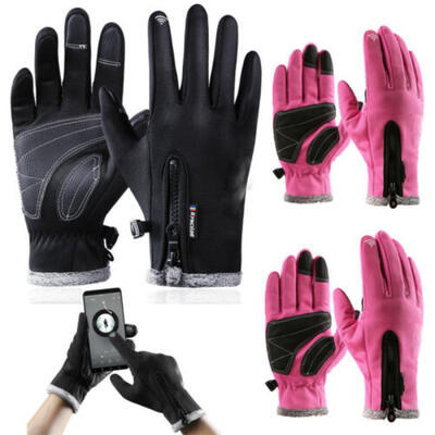 

Full Finger Cycling Gloves Fleece Lined Touchscreen Winter Outdoor Sports Gloves