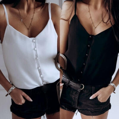 

Fashion Women Summer Vest Tops Sleeveless T-Shirt Blouse Casual Tank Tops