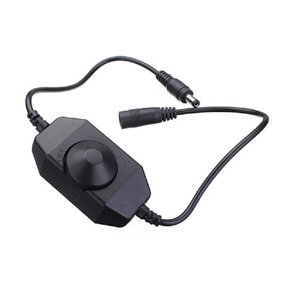 

Mini Light-emitting Diode Dimmer Switch Controller DC 12-24V for 3528 5050 5630 Single Color Light Strip