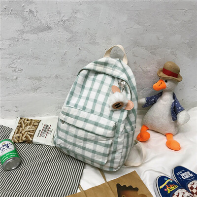 

INS schoolbag female Korean version high school student Jane Sen junior high school girl large capacity Canvas Shoulder Bag Backpa