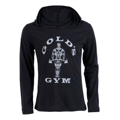 

Men Gym Thin Hoodie Long Sleeve Hoodies Sweatshirt Casual T-Shirt Fitness Tops
