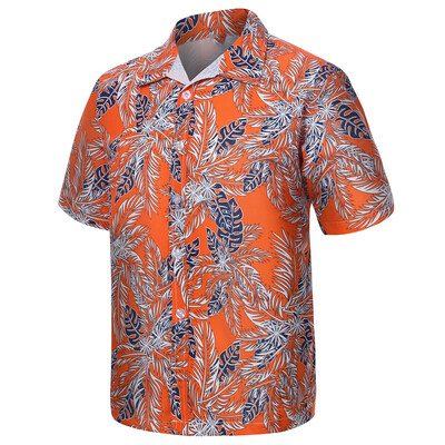 

Tailored Spring&Summer Fashion Couple Personal Printed Short-sleeved Beach Tops