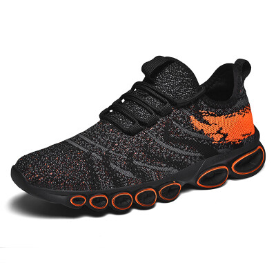 

Men Damping Sneakers Breathable Casual No-slip Men Vulcanize Shoes Male Air Mesh Lace Up Wear-resistant Shoes Tenis Masculino