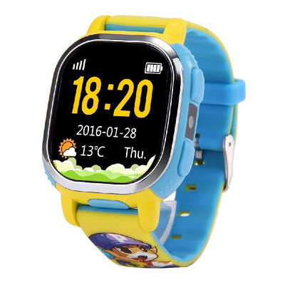 

American Version Tencent PQ708 QQWatch 2G GSM IP65 Water-reisitant Kids Smart Watch Phone Mini GPS LBS locator Tracker 122 Inches