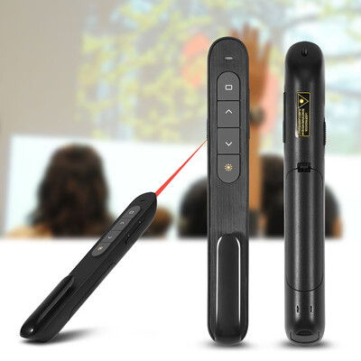 

Greensen 24G Wireless Remote Control USB PowerPoint Presentation Laser Pointer Clicker Pen Presenter Laser PointerLaser Pen
