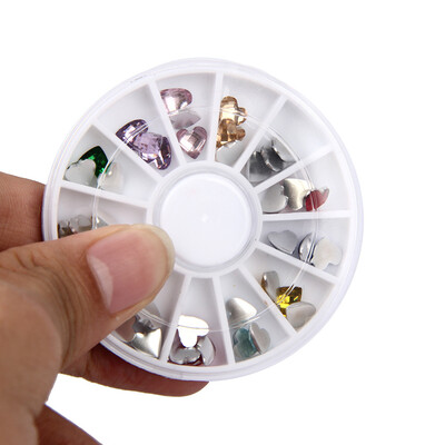 

〖Follure〗3D Acrylic Nail Art Tips Decoration Flat Back Glitter Rhinestones Pearls Beads