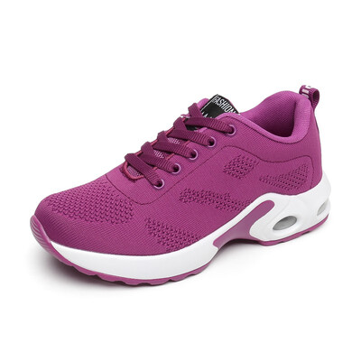 

NIKEZI 2019 new arrival women girl outdoor running sport shoes high heel air cushion walking exercise gym leisure sneakers
