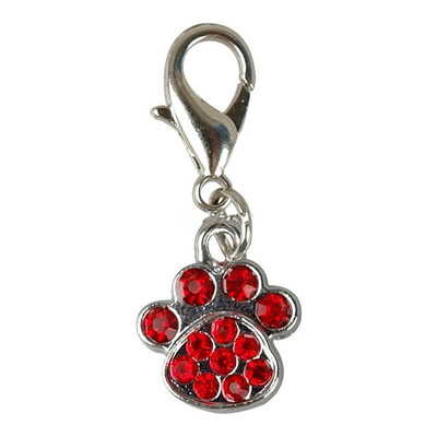 

Pet Dog Collar Accessories Personalized Cat Puppy ID Tag Rhinestone Crystal Name Tags Pendant Anti-lost