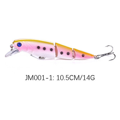 

VISSEN 1PCS 105cm 14g Multi Sections Fishing Bait Wobblers Minnow Fish Lures Artificial Bait Carp Fishing Gear
