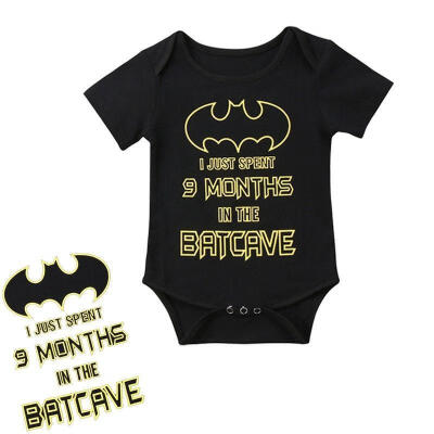 

Newborn Infant Baby Boys Girls Batman Romper Bodysuit Jumpsuit Clothes Outfits