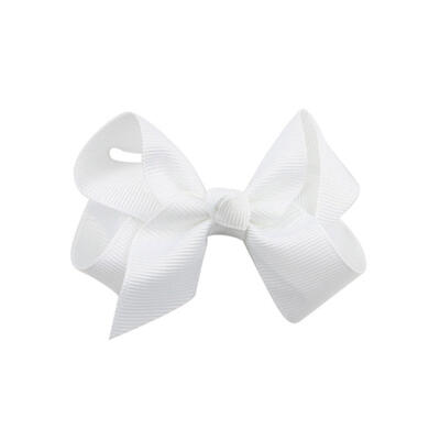 

Girls Bowknot Hair Clips Satin Ribbon Hairpin Elastic Party Headwear Props