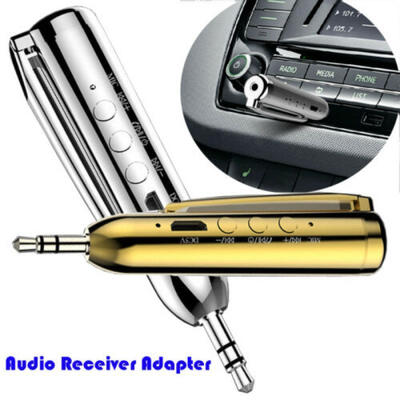 

Wireless Car Bluetooth Receiver 35mm AUX Music Stereo Audio Adapter Portable