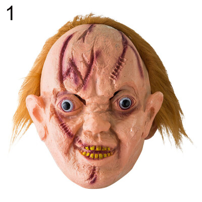 

Halloween Scary Disgusting Vinyl Bloody Ghost Tongue Mask Costume Party Props