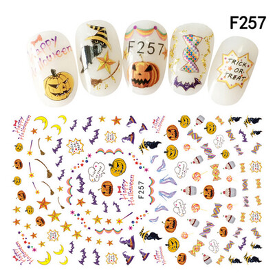 

〖Follure〗Halloween Nail Sticker Nail Decoration Horror Design