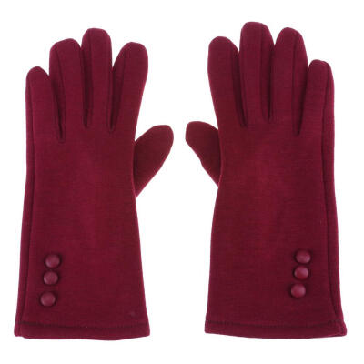 

Women Touch Screen Gloves Winter Suede Ladies Warm Gloves Drivers Gloves