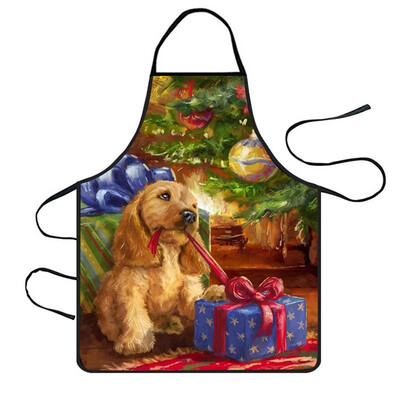 

Toponeto Christmas Decoration Waterproof Apron Kitchen Aprons Dinner Party Apron
