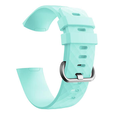 

Silicone Diamond Pattern Watch Band Bracelet Strap for Fitbit Charge 3