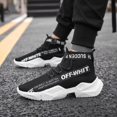 

Shoes mens tide shoes 2019 new summer breathable net red casual trend wild sports high basketball shoes