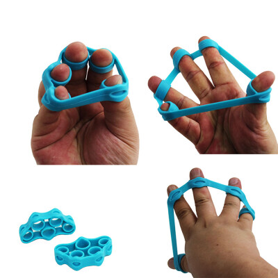 

〖Follure〗Hand Finger Strength Exerciser Trainer Strengthener Grip Resistance Band Tension