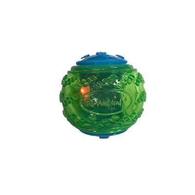 

Pet president 2 pieces of TPR set vocal ball LED ball Pet supplies 13176