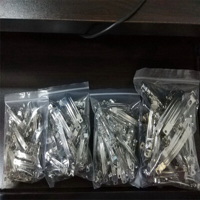 

PH PANDAHALL 120 Pcs Iron Hair Barrette Findings French Hair Clip Findings For DIY Craft Project