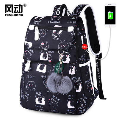 

Womens backpack large capacity waterproof travel bag