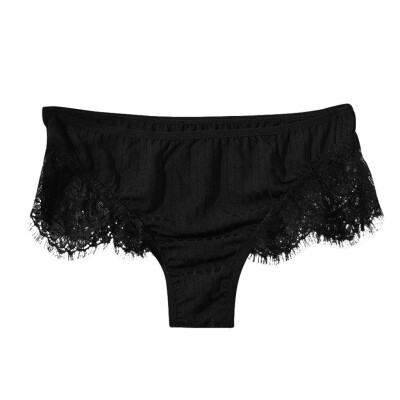 

Toponeto 1PC Sexy Women Lace Lingerie Plus Size Underwear Briefs Underpants Thong -3XL