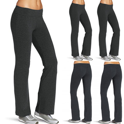

Tailored Women Tight Digital Solid Yoga Sports Pants And Hips High Waist Thread Pants