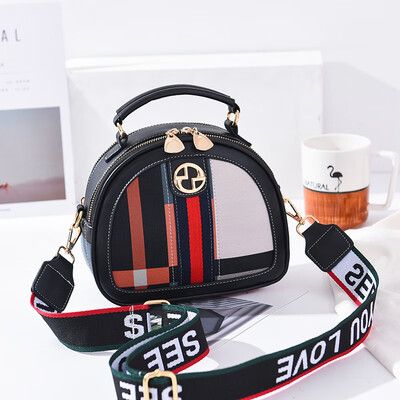 

Womens new fashion Korean version of the fashion womens one shoulder slant handbag texture womens bag