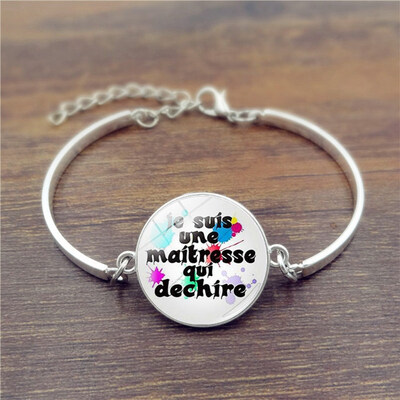 

Colored Teachers Day Gifts Adjustable Time Gem Bracelet Teachers Gift Thank You Teacher Jewelry