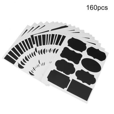 

Greensen 160pcs PVC Labels Tags Sticker Easy Identification Markers for Flowerpot Canister Jars