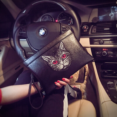 

Chinese Style Personality Korean Handbag Fashion Personality Handbag Men&Women Handbag Envelope Wristbag