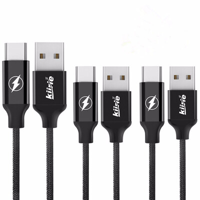 

USB Type C Cable Kiirie 3Pack 33ft 2×66ft Nylon Braided Cord Fast Charger for Samsung Galaxy S8 S8 Plus LG NexusHuawei