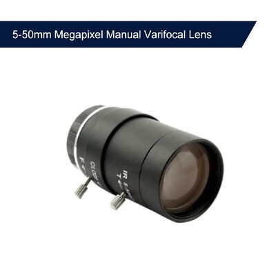 

5-50mm Megapixel Manual Varifocal Lens Manual zoom CMOS CCD 13" CCTV Lens IR CS Mount for CCTV Security Camera No IR filter
