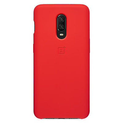 

Original OnePlus 6T mobile phone silicone protective case red
