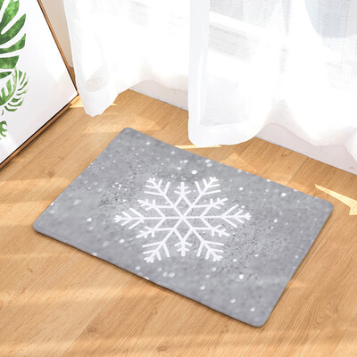 

Siaonvr Christmas Home Non Slip Door Floor Mats Hall Rugs Kitchen Bathroom Carpet Decor