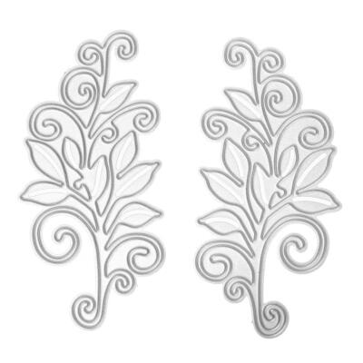 

2pcs DIY Scrapbooking Die Card Metal Steel Flower Cutting Dies Stencils