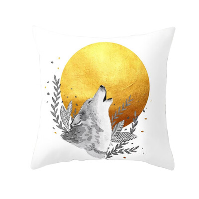 

〖Follure〗Yellow Polyester Pillow Case Sofa Car Waist Throw Cushion Cover Home Decoration