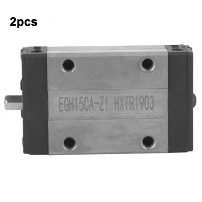 

Greensen 2pcs EGH15CA Mini Linear Motion Guide Rail Block Slider Bearing Steel Sliding Blocks