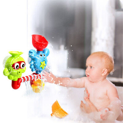 

Siaonvr Cute Baby Bath Animals Toys Shower Kids Water Tub Bathroom Playing Toy Gifts