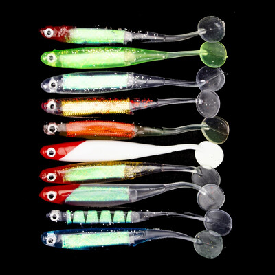 

10pcs Soft Fishing Lures Easy Shiner Swimbaits Soft Bait Carp Soft Lure