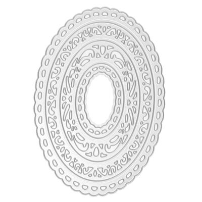 

1pc Metal Flower Circles Cutting Dies Scrapbooking Dies Metal Embossing