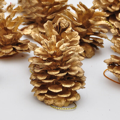 

Tailored 6pcs Christmas Pine Cones Bauble Xmas Tree Party Hanging Decoration Ornament